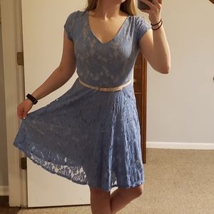 Periwinkle Floral Dress